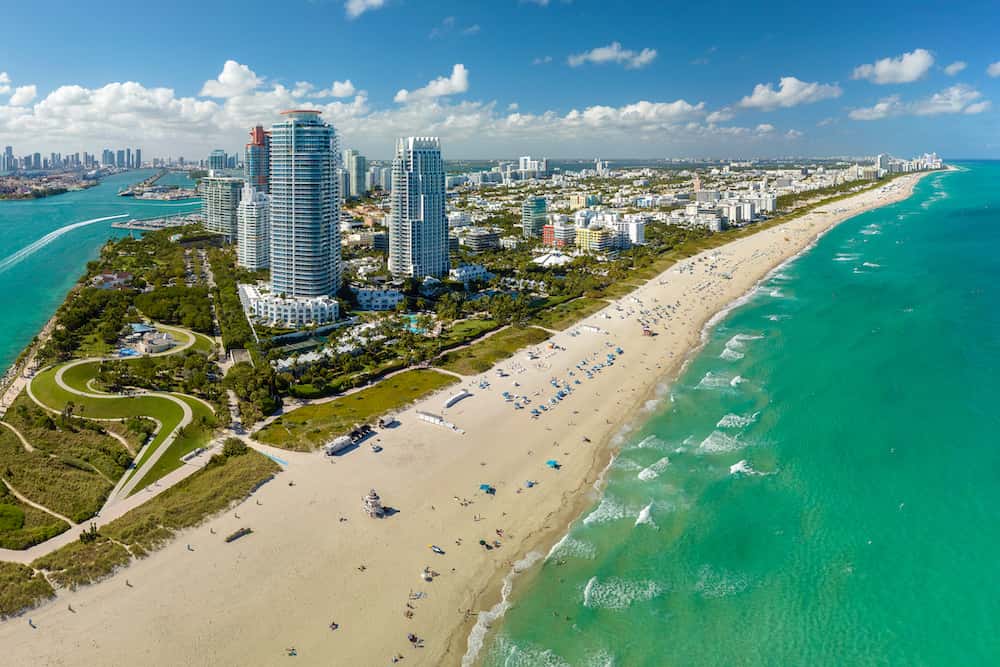Miami Beach — only 3 hours from Colombia's Caribbean coast